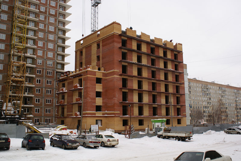 Жилой дом по ул. Д. Давыдова. Новосибирск. Проектная организация: «АкадемСтройИнвест»